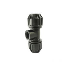 Ezfitt - Raccord à compression Té 90° avec dérivation taraudée ø a: 75mm ø b: 3''