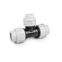 Lem Select - Raccord à compression Té réduit PN16 pour tube pe 32-25-32 mm