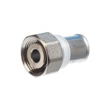 Raccord a sertir pour tube multicouche, raccord a vis avec eurocone, etame, 32x3 - 1'