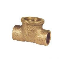 Ibp Bänninger - Raccord a souder en laiton rouge 4130g Piece en t. sortie avec filetfemelle 18-R 3/8'-18 '