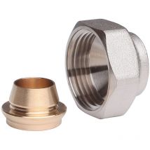 Danfoss - Raccord à visser pour corps de vanne - femelle 3/4'' - cuivre 12 013G4122