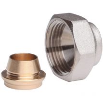 Danfoss - Raccord à visser pour corps de vanne - femelle 3/4'' - cuivre 18 013G4128