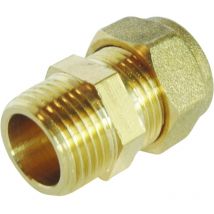 Raccord à compression laiton tc 12 - Mâle 12/17