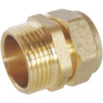 Raccord à compression laiton TC 16 - Mâle 20/27