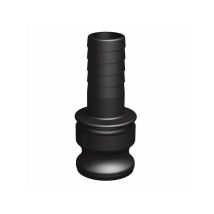 CPP - Raccord camlock male - embout male cannelé droit en polypropylène ø a: 1'' ø b: 25mm