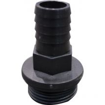 Renson - raccord cannele plastique male 1'' x 20