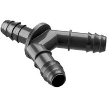 Raccord cannelé y 2 voies Ø16mm
