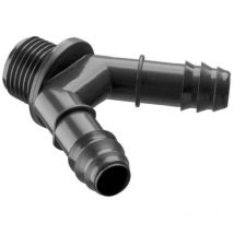 Raccord cannelé y 2 voies Ø16mm - male 1/2 pouce pour micro irrigation