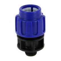 Raccord polypropylène compression 10bar Mâle 3/4 PE Ø32