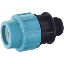Raccord Compression Jardibric PN16 en Polypropylène Mâle 20/20x27