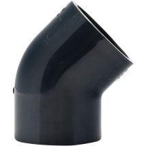Raccord coudé 45° PVC pression F/F Jardibric ø50
