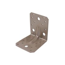 Raccord coudé pour charges lourdes 105 x 105 x 90 mm, avec moulure duravis , matériau : Acier, galvanisé sendzimir, beige nacré