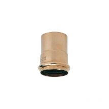 Riquier - Raccord cuivre droit femelle femelle plomb/PVC ou cuivre/PVC diamètre 40