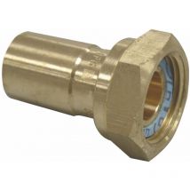 Raccord cuivre à sertir gaz Ø18 Ecrou tournant jpg 3/4'