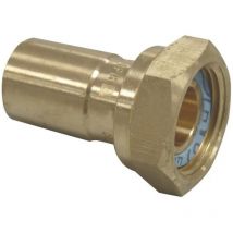 Raccord cuivre à sertir gaz Ø22 Ecrou tournant jpg 3/4'