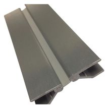 Raccord d'angle pour plinthes en pvc - angle variable - hauteur 100 mm -finition alu Synercia