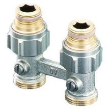 Raccord d'arrêt droit - M 3/4' - M 1/2' - ZB Multiflex - Oventrop