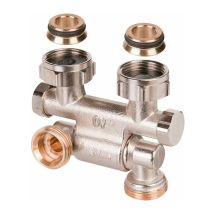 Raccord d'arrêt droit - mf 3/4' - zb Multiflex orientable Oventrop