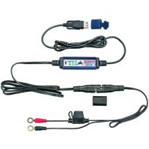 Optimate - Accessoire Tecmate. Chargeur Usb 3 300 Ma Avec Extinction Automatique De La Batterie, Résistant Aux Intempéries, Sae, Câbles In
