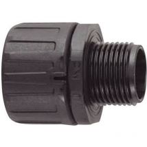 166-21002 HG16-S-M16 Raccord de tuyau noir M16 11.80 mm droit 1 pc(s) - Hellermanntyton