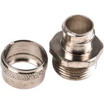 ABB - Raccord de gaine Adaptaflex M20, taille 16mm en Laiton, IP54 ( Prix pour Paquet de 10 )