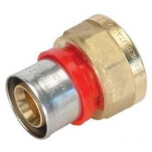 Raccord de presse femelle droite compact pour multicouche