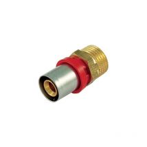 Raccord de presse mâle droit compact pour multicouche