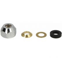 Raccord de serrage 3/8'' x 8 mm, chromé