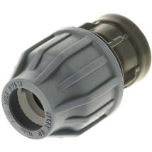 Raccord de serrage à visser – 16 mm – Polypropylène – Résistance 0 à 45 °C – Raccord PE