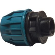 Raccord de serrage à visser PE 32 mm x 1 1/4'' F/FM