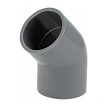 Raccord de tuyau en pvc Coudé 45 degrés Gris,Lot de 10 raccords de tuyau en pvc coudé à 45 degrés Gris 32 mm