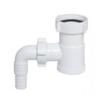 Raccord d'évacuation tuyau d'évacuation d'égouttoir 1 1/2' avec entrée