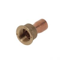 Raccord droit 359GCU avec contre-écrou avec joint Hecapo Dimensions : Ø15x20.150 mm