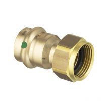 Raccord droit bronze à sertir écrou prisonnier 2263 - 1" - 22 mm - VIEGA