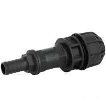 Raccord droit cannelé 20 mm - kit couplage cuve