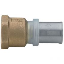 Altech - raccord droit - femelle - pour tube multicouche - 20 vers 3/4 - lot de 2 4434786