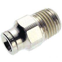 Norgren - imi Raccord droit 101250618 Filetage extérieur: R1/8 ø de tuyau: 6 mm 1 pc(s)