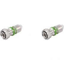 Comap - Raccord écrou tournant métallique joint torique M22 pour tubes multicouche - 16x2-M22 - Raccords MultiSkin - Vendus par 2 - 7359GOW1622