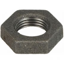 Le Sanitaire - Raccord en fonte malléable noir contre-écrou 1/4'' ff