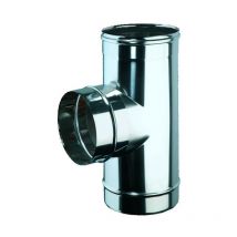 Raccord en t 90° fmm acier inoxydable