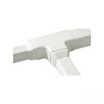 Raccord en t Goulotte Super Optimal - blanc 9003 80x60
