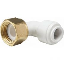 Raccord équerre femelle écrou laiton diam. 12 mm