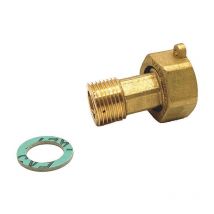 Raccord et écrou pour compteur d'eau