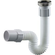 Interplast - Tuyau flexible et extensible d'évacuation 40 mm 1'' 1/2