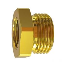 FP - Raccord F1 sur F1/2 mod. court/laiton Riegler