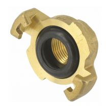 Raccord d'arrosage femelle Capvert - Laiton express - Filetage 15 x 21 mm