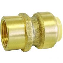 Somatherm For You - Raccord laiton à clipser pour cuivre ou per ou Multicouche Ø16 - Femelle 15/21