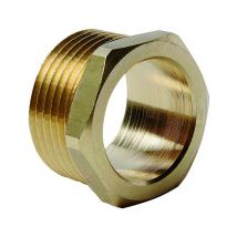 Raccord fileté coulissant m avec joints pour gaz 1/2' pour tube dn12