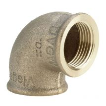 Feuille Viega 269296 Rp 2, 90 degrés, bronze à canon