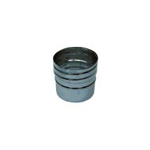Cheminee Conduit de fumee a joint male flexible/rigide DN150 du tuyau flexible au tuyau rigide